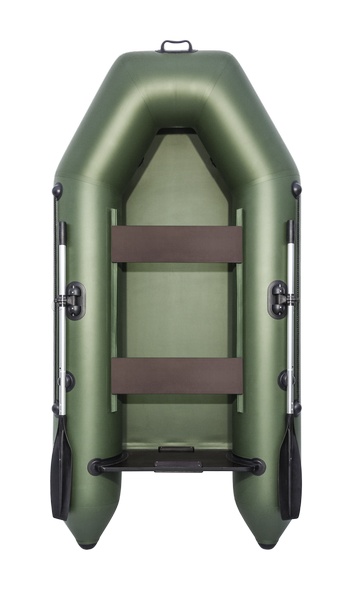 Лодка ПВХ Аква 2600 зелёный/чёрный в магазине Мототека по цене 21 020 ₽