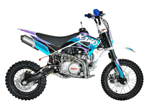 Питбайк KAYO (Кайо) MINI YX125EM 14/12 (механ. сцепл.. эл. стартер 2022 г.) | Мототека