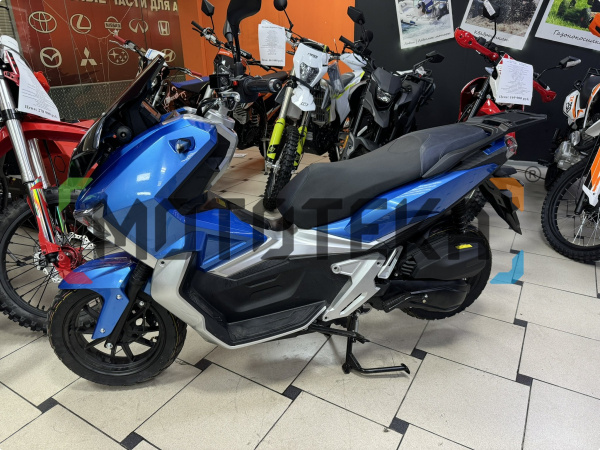 Скутер Мотомир TRACER ADV 50cc (125) синий | Мототека Скутер Мотомир TRACER ADV 50cc (125) синий | Мототека