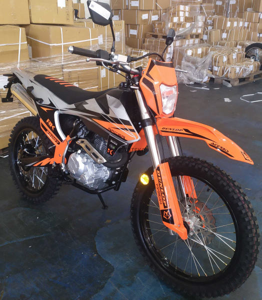 Мотоцикл кроссовый / эндуро Racer (Рейсер) RC250GY - C2K K2 оранжевый с ПТС | Мототека