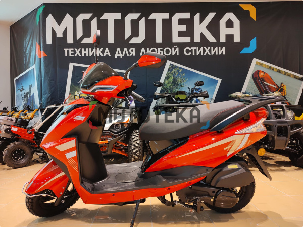 Скутер Мотомир SCIROCCO 49.9 (110) красный | Мототека Скутер Мотомир SCIROCCO 49.9 (110) красный | Мототека