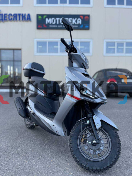 Скутер Мотомир Jogger 49.5 (125) серый | Мототека Скутер Мотомир Jogger 49.5 (125) серый | Мототека